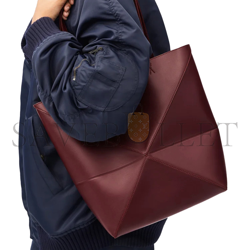 LOEWE MEDIUM PUZZLE FOLD TOTE IN SHINY CALFSKIN A657G50X01 05 (31.5*25.5*14.5cm)